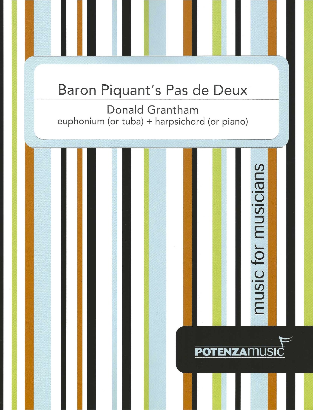 Baron Piquant's Pas de Deux - Donald Grantham - Euphonium (or Tuba) & Harpsichord (or Piano)