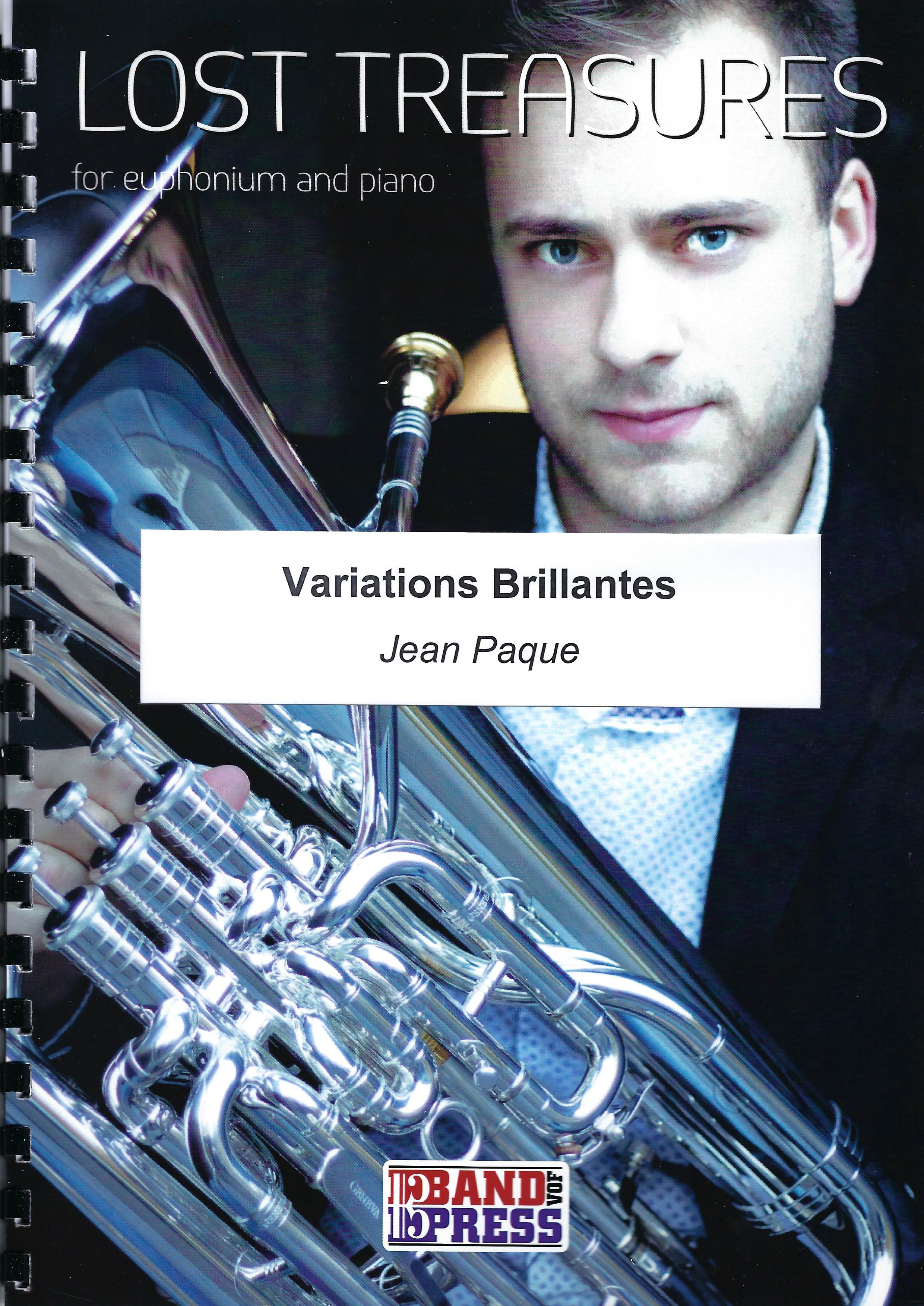 Variations Brillantes - Jean Paque - Euph and Piano (Lost Treasures Series)