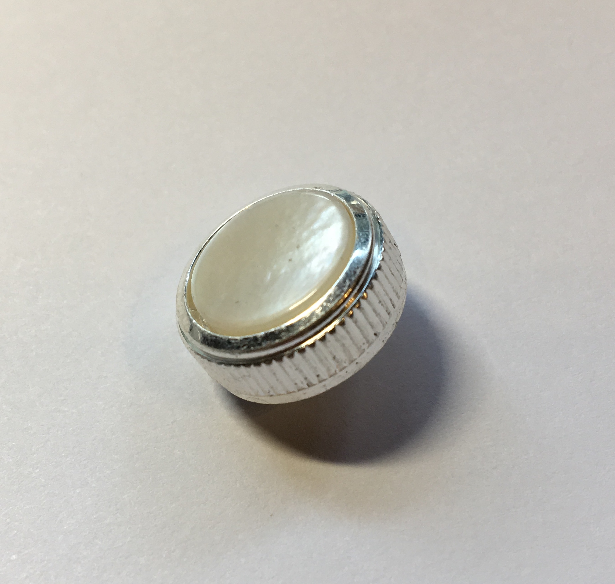 Besson Baritone 955 silver plated valve button top - sold as sets of ONE