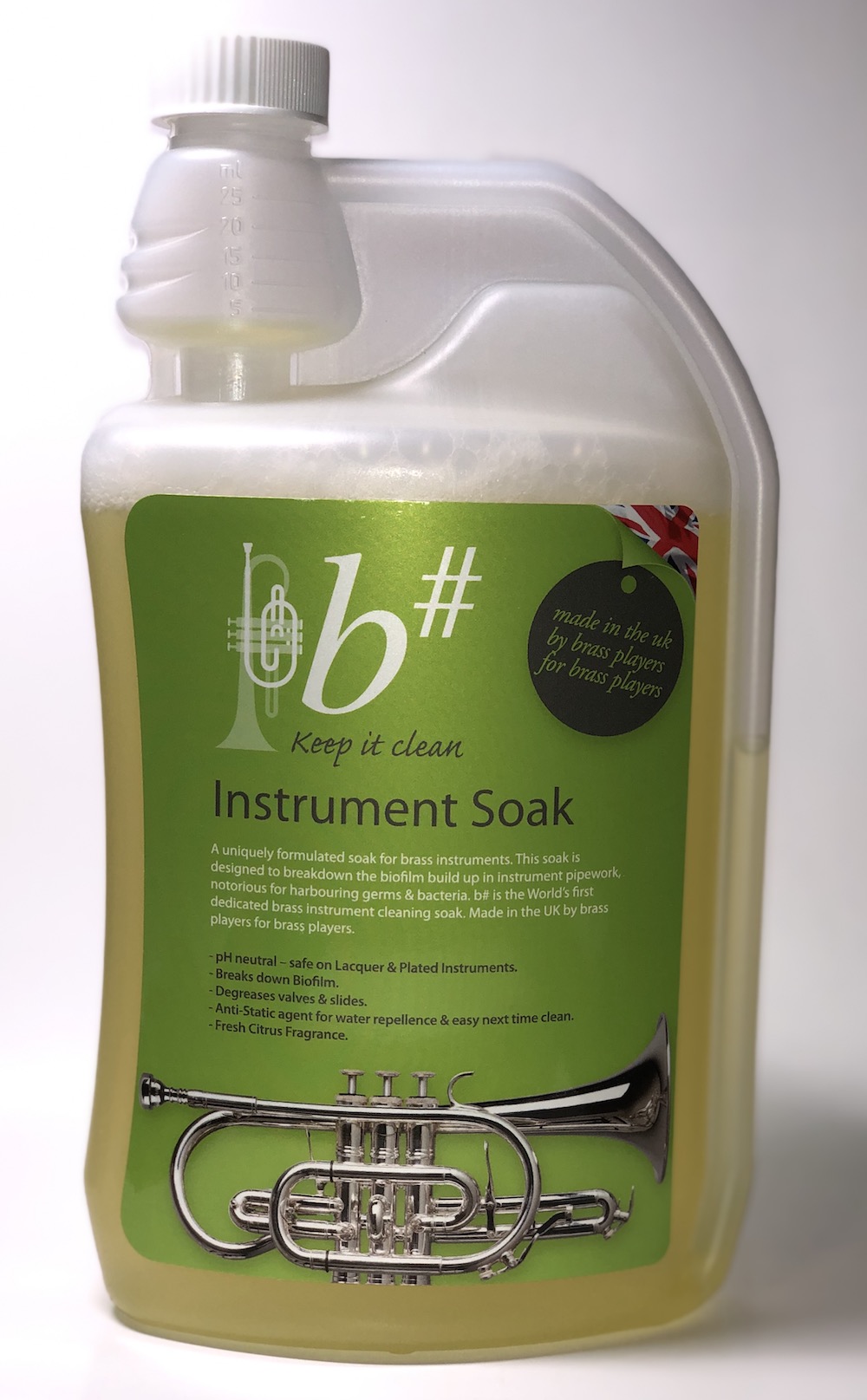 b# Brass Instrument Soak, 1 litre