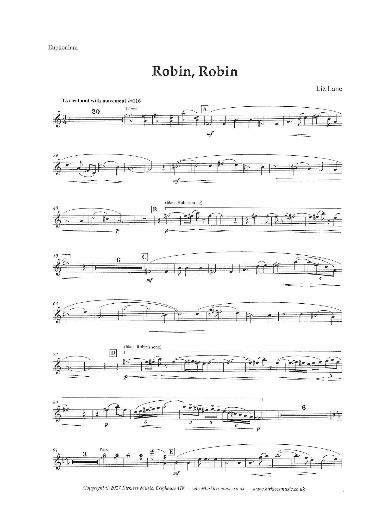 Sonata For Euphonium Jeremy Smith Euphonium And Piano