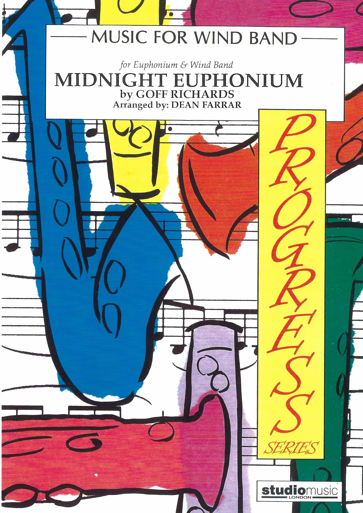 Midnight Euphonium - Goff Richards arr. Dean Farrar - Euphonium and Wind Band/Harmonie