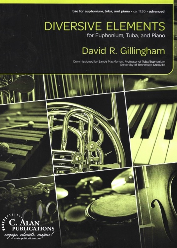 Diversive Elements for Euphonium, Tuba and Piano - David Gillingham