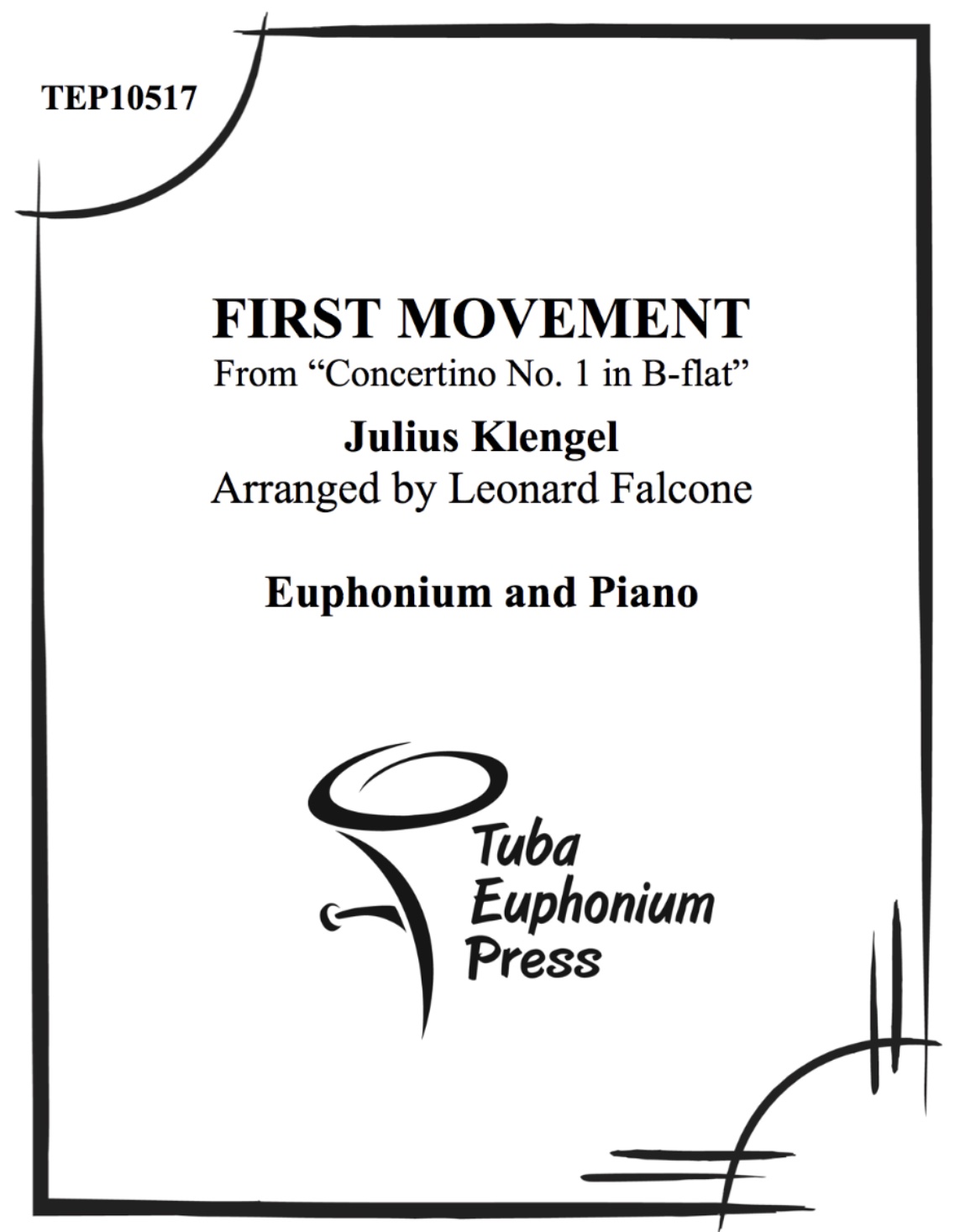 First Movement from Concertino No.1 in B flat - Julius Klengel Arr. Leonard Falcone - Euphonium and Piano