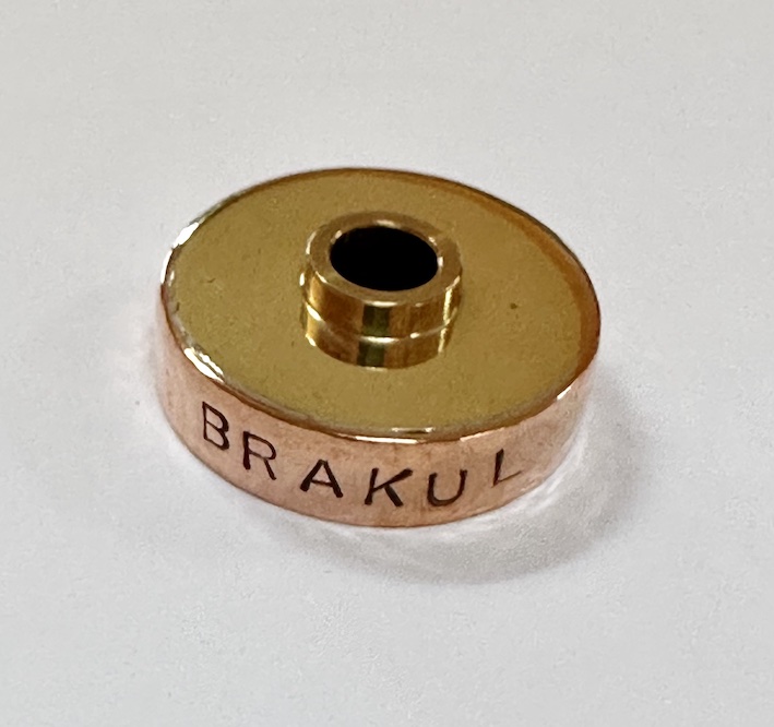 BRAKUL - Besson euphonium 4v top cap- COPPER
