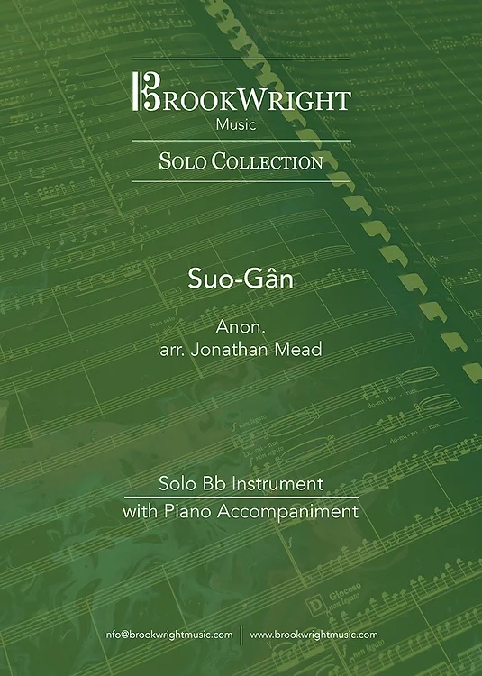 PDF/Digital Download - Suo-Gân - Anon arr. Jonathan Mead - Solo for Bb Instrument & Piano