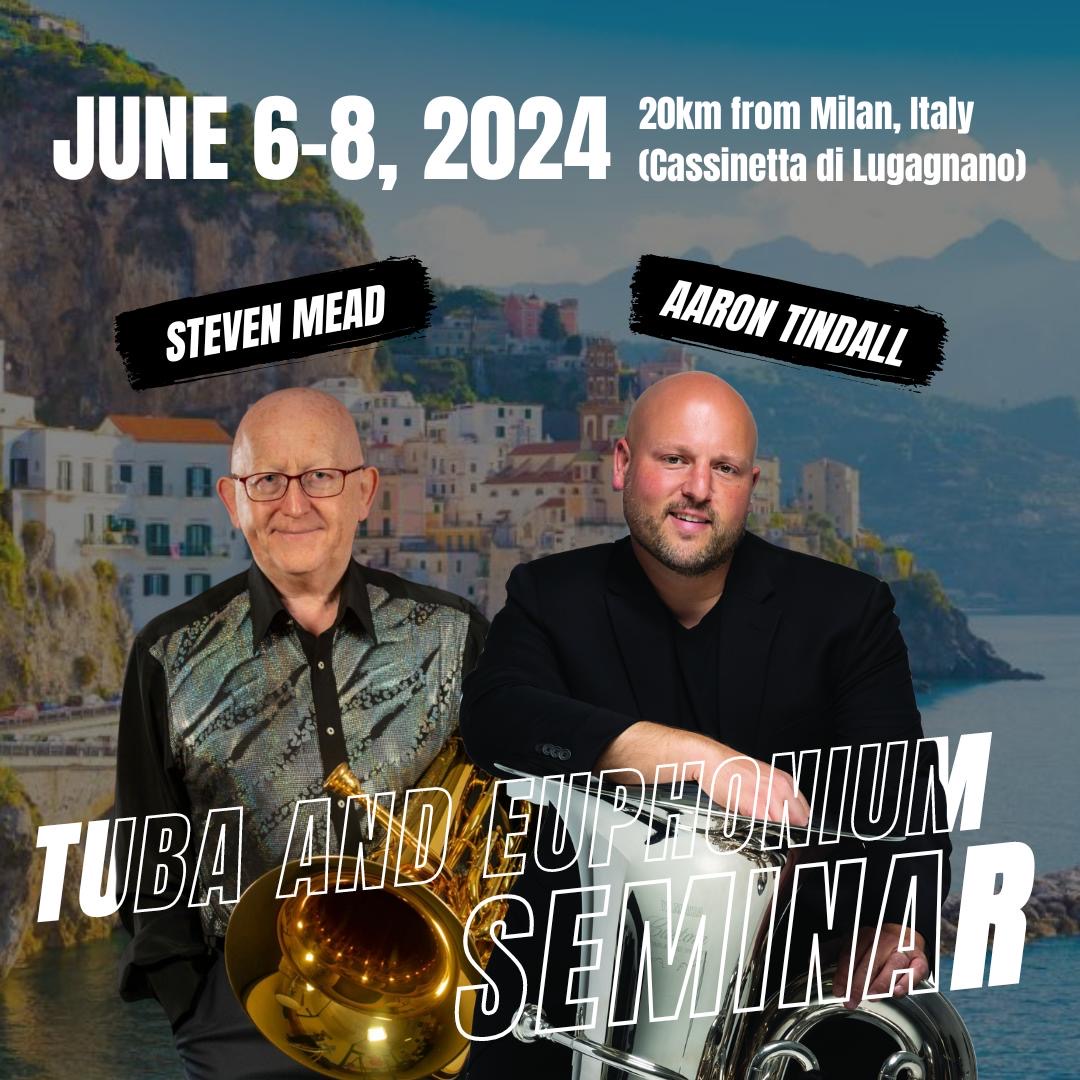 Brass Seminar 6-8 June 2024 application TUBA -  3 DAYS with 60m individual LESSON