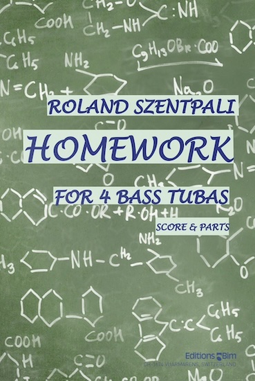 Homework - Roland Szentpali - for Four Bass Tubas