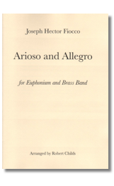 Arioso and Allegro (Brass Band set) - Fiocco arr.Wilby & Childs